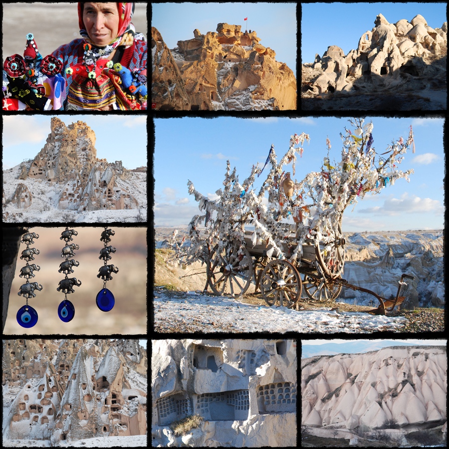  lago salato, slone jezioro, salt lake, vulcanic shapes, vulcanic valley, roccia di ushisar, turkey landscape, cappadocia with snow, pigeons valley, dolina golebi