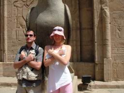 Ashka and Corrado in Egypt